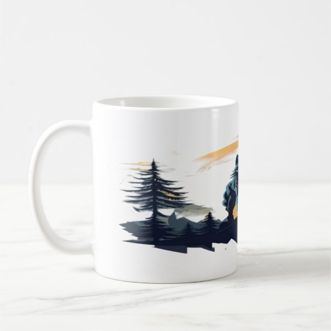 Wolf 08 coffee mug (Left)