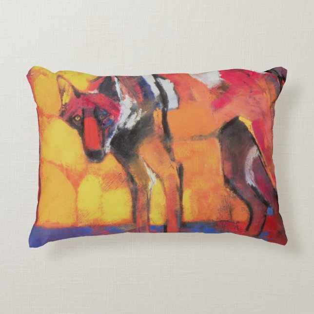 Wolf 1996 accent pillow (Front)