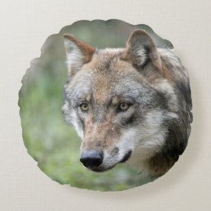 Wolf_2015_0111 Round Pillow