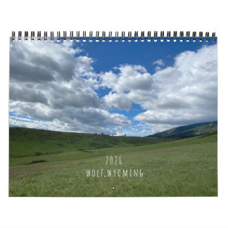 Wolf 2026, Calendrier des paysages du Wyoming