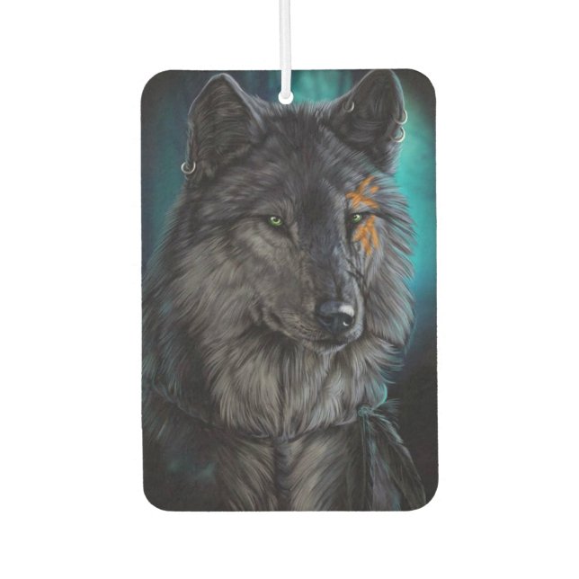 Wolf Air Freshener (Front)