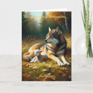 Wolf and Lamb: Feast of Tabernacles Card