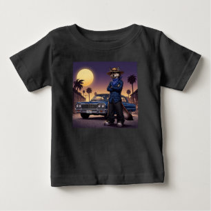 Wolf And Lowrider Baby T-Shirt