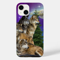 Wolf and Moon