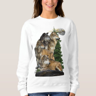 Wolf and Moon Sweatshirt