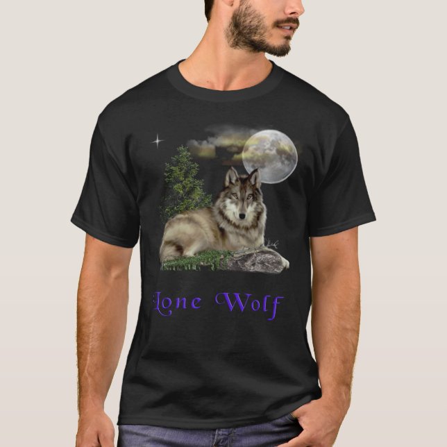 Wolf and Moon T-Shirt (Front)