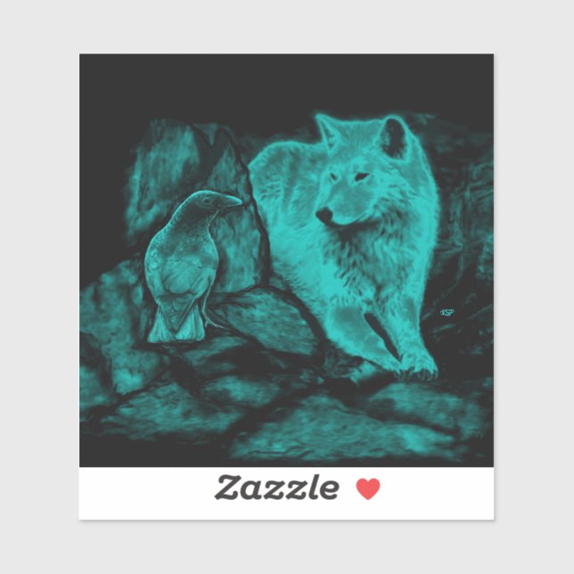 Wolf and Raven in the Night (Sheet)