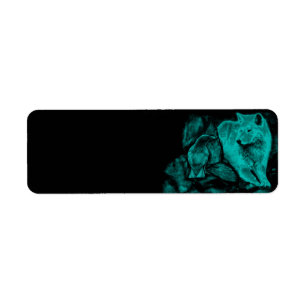 Wolf and Raven in the Night