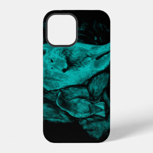 Wolf and Raven in the Night iPhone 12 Case
