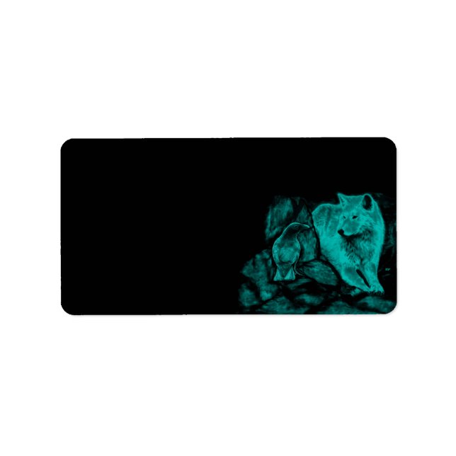 Wolf and Raven in the Night Label (Front)