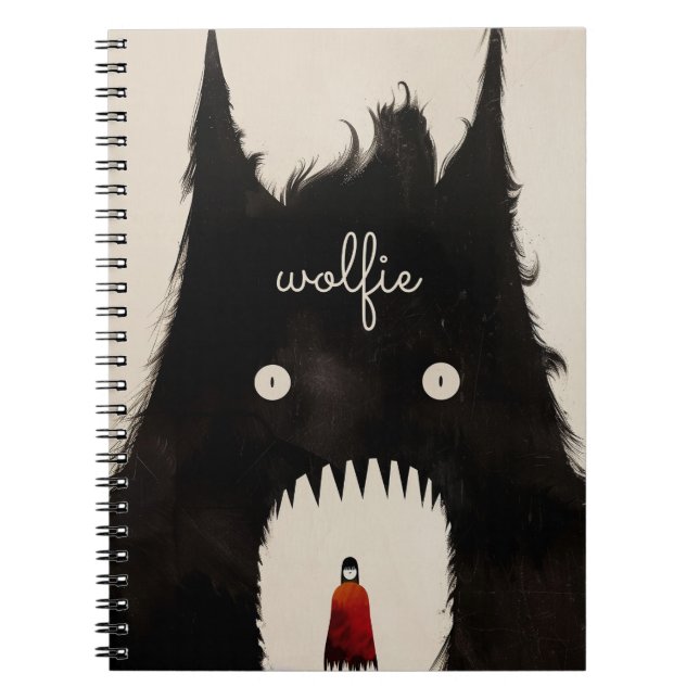 Wolf and the Little Red Riding Hood Notebook (Front)