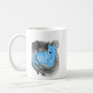 Wolf And The Moon Coffee Mug
