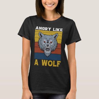 wolf animal angry like a wolf T-Shirt
