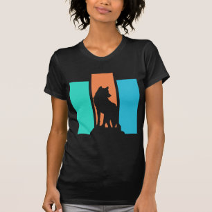 Wolf Animal Silhouette Outdoors Nature T-Shirt