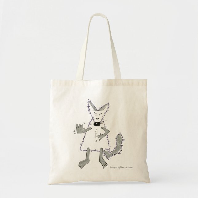 Wolf are you there? tote bag (Front)