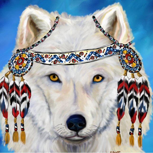 Wolf Art Card (Creator Uploaded)