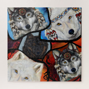 WOLF ART JIGSAW PUZZLE