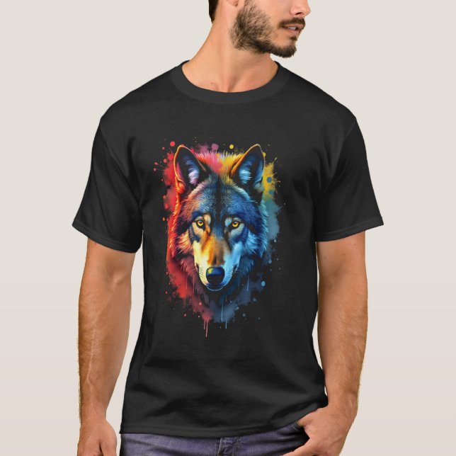 Wolf art T-Shirt (Front)
