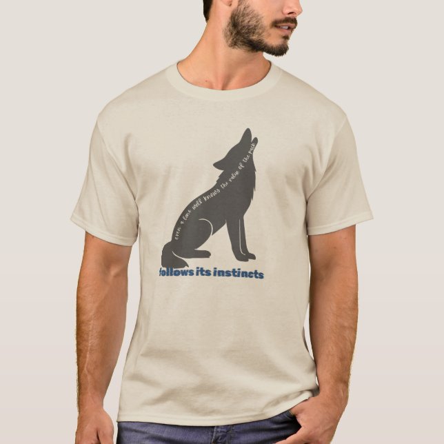 wolf artwork T-Shirt (Front)
