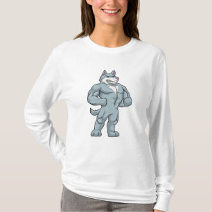 Wolf as Bodybuilder extreme T-Shirt