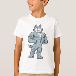 Wolf as Bodybuilder extreme T-Shirt