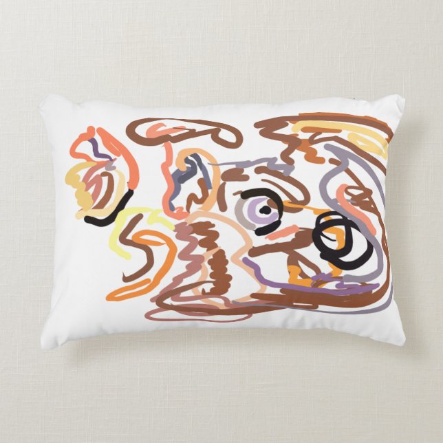 Wolf Autumn free Accent Pillow (Front)