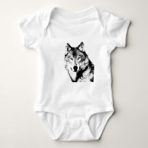 Wolf Baby Bodysuit