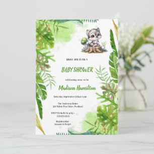 WOLF BABYSHOWER INVITATION