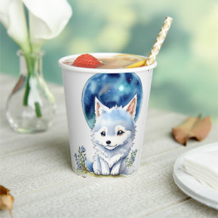 Wolf Birthday Paper Cups