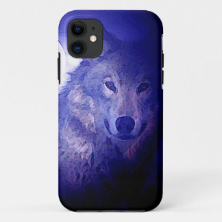 Wolf & Blue Night iPhone 5 Case