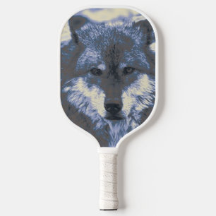 Wolf,blue  pickleball paddle