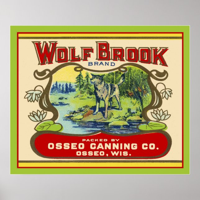 Wolf Brook Wisconsin Poster (Front)