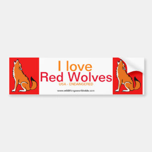 Wolf - bumper sticker