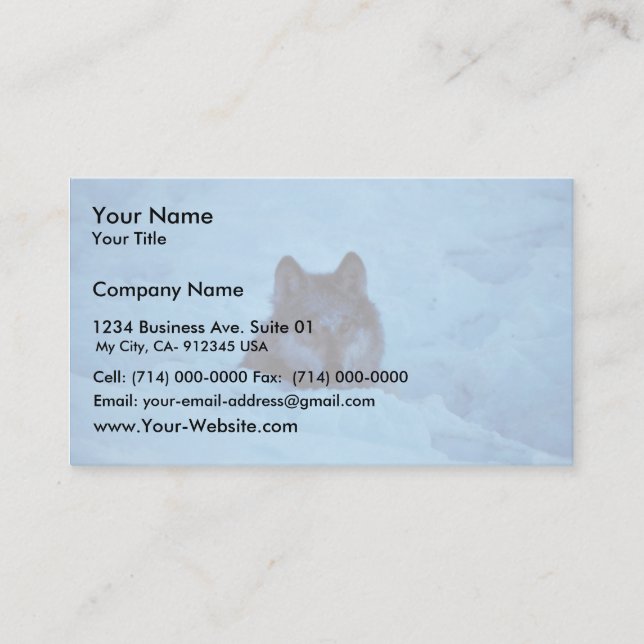 Wolf Business Card (Front)