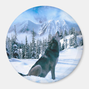 Wolf Call Magnet