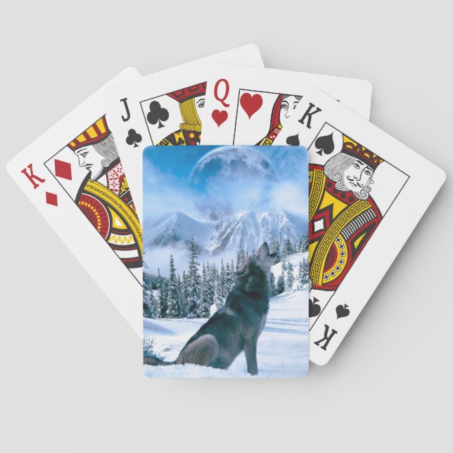 Wolf Call Playing Cards (Back)