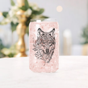 Wolf Can Glass