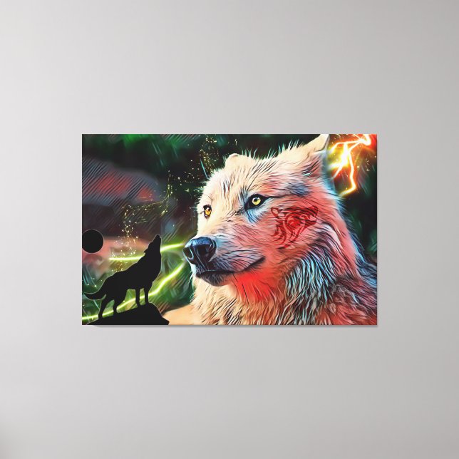 Wolf Canvas Print (Front)