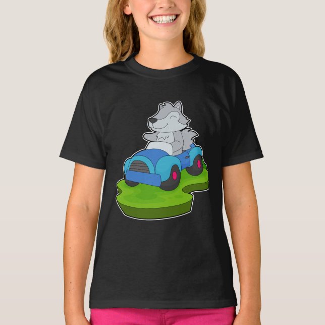 Wolf Car T-Shirt (Front)