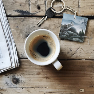 Wolf Castle Guards Keychain