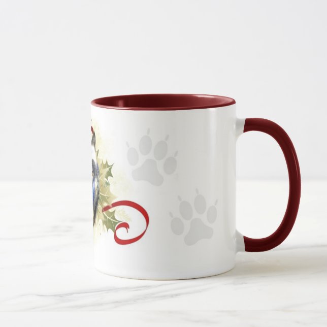 Wolf Christmas Mugs (Right)