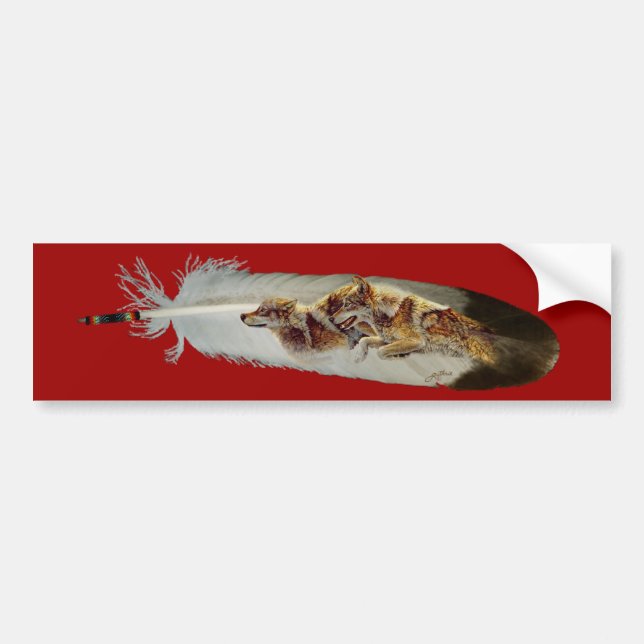 Wolf Clan Bumper Sticker (Front)
