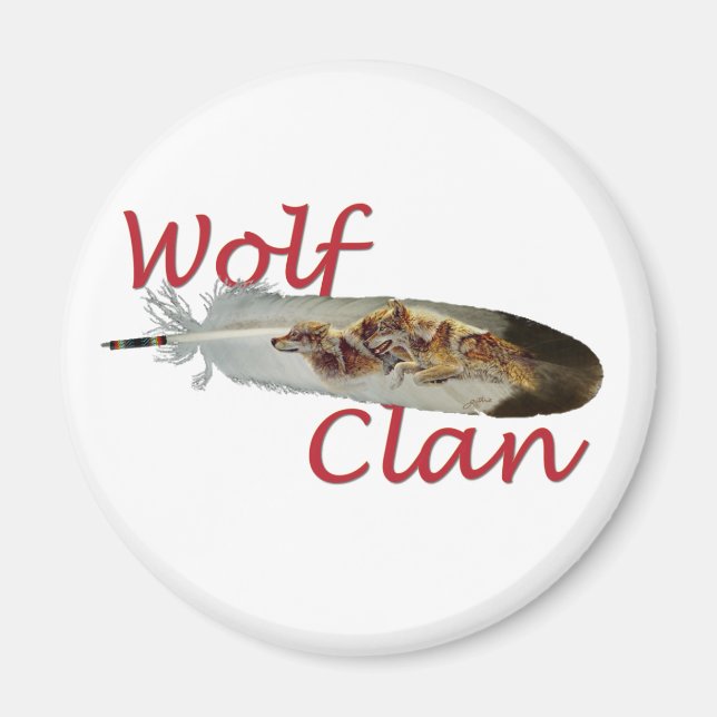 Wolf Clan Magnet (Front)