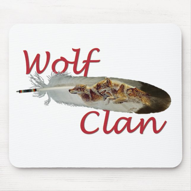 Wolf Clan Mouse Pad (Front)