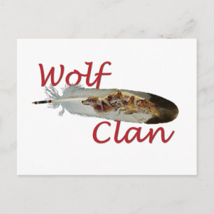 Wolf Clan Postcard