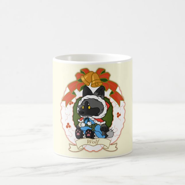 wolf Classic Mug, 11 oz Coffee Mug (Center)