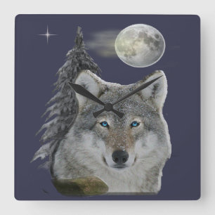 wolf clocks