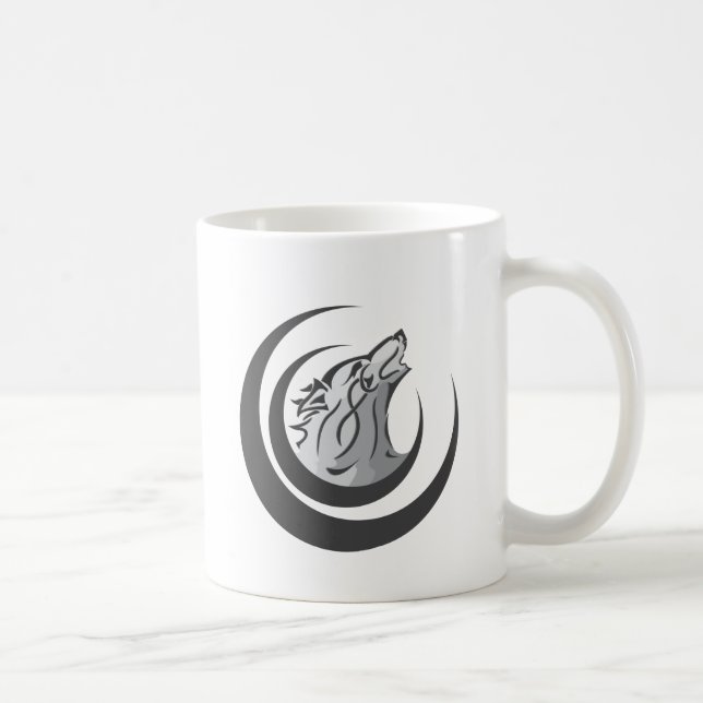 Wolf Coffee Mug (Right)