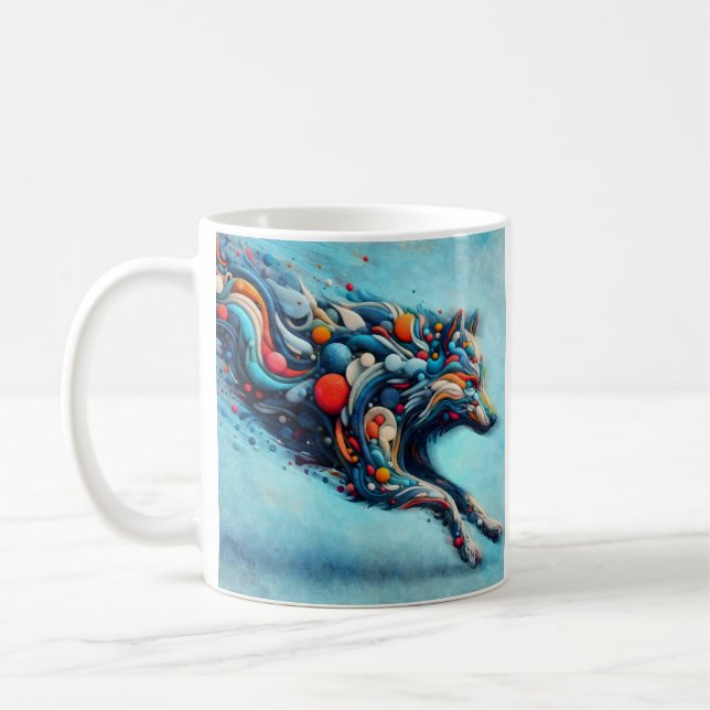 Wolf Coffee Mug (Left)