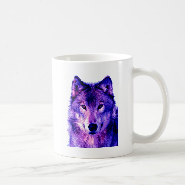 Wolf Coffee Mug (Right)